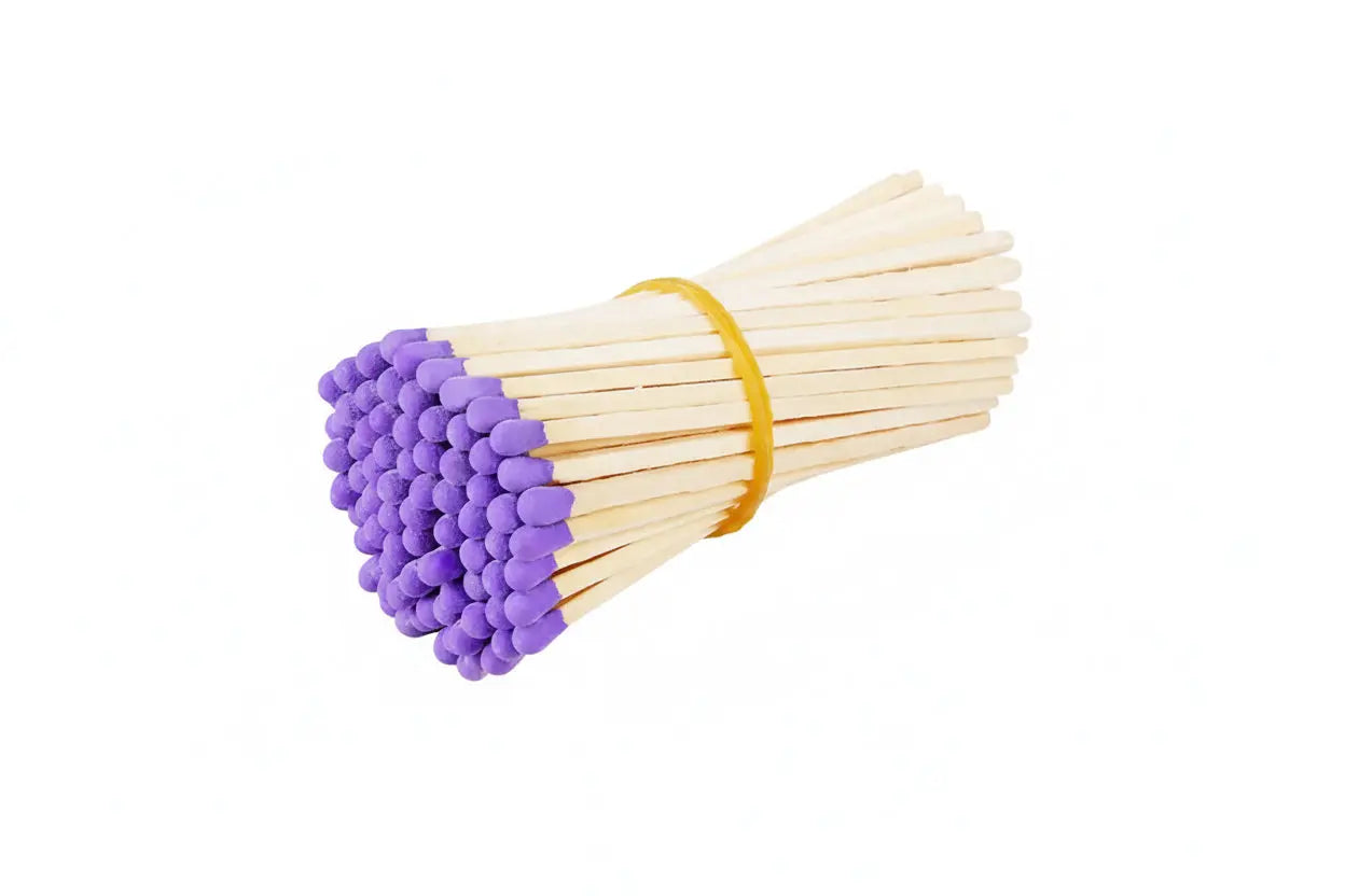 Lot de 400 allumettes longues photophore (75 mm) Photophore-bougeoir