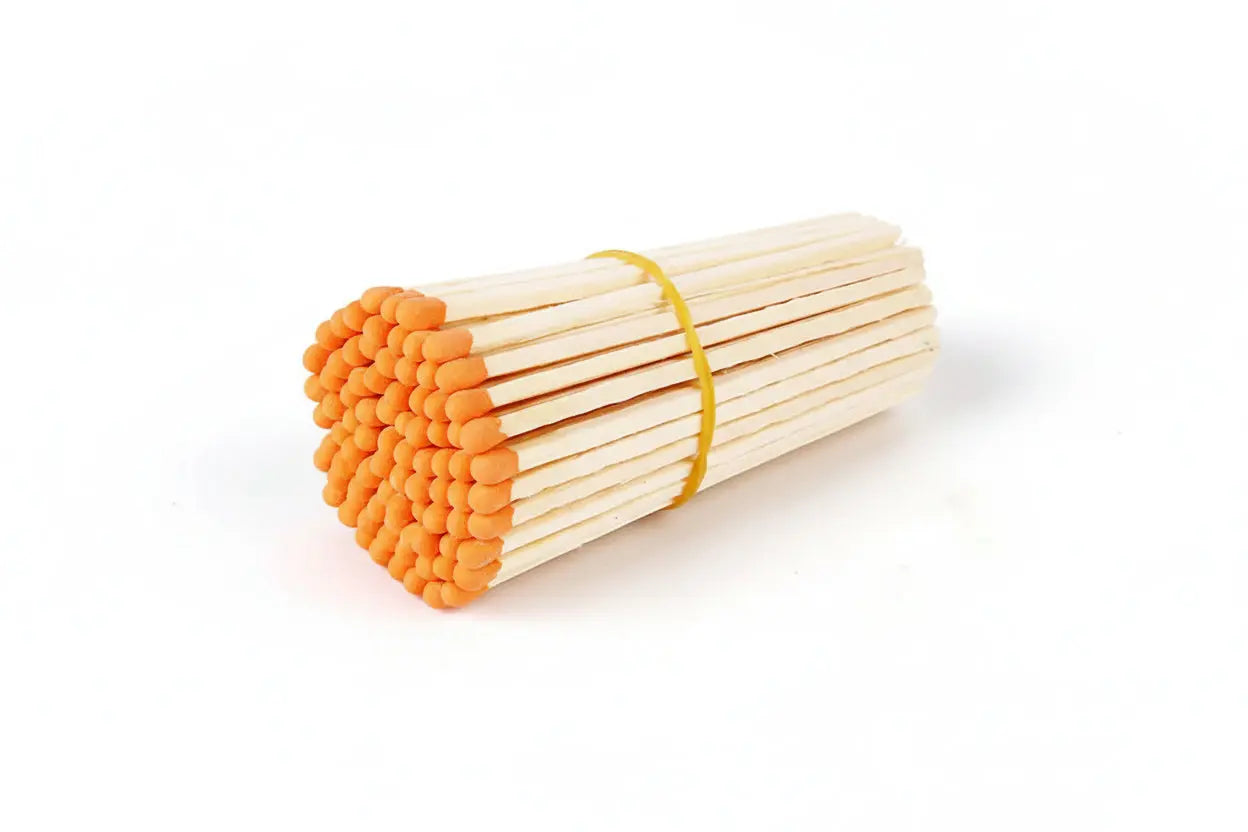 Lot de 400 allumettes longues photophore (75 mm) Photophore-bougeoir