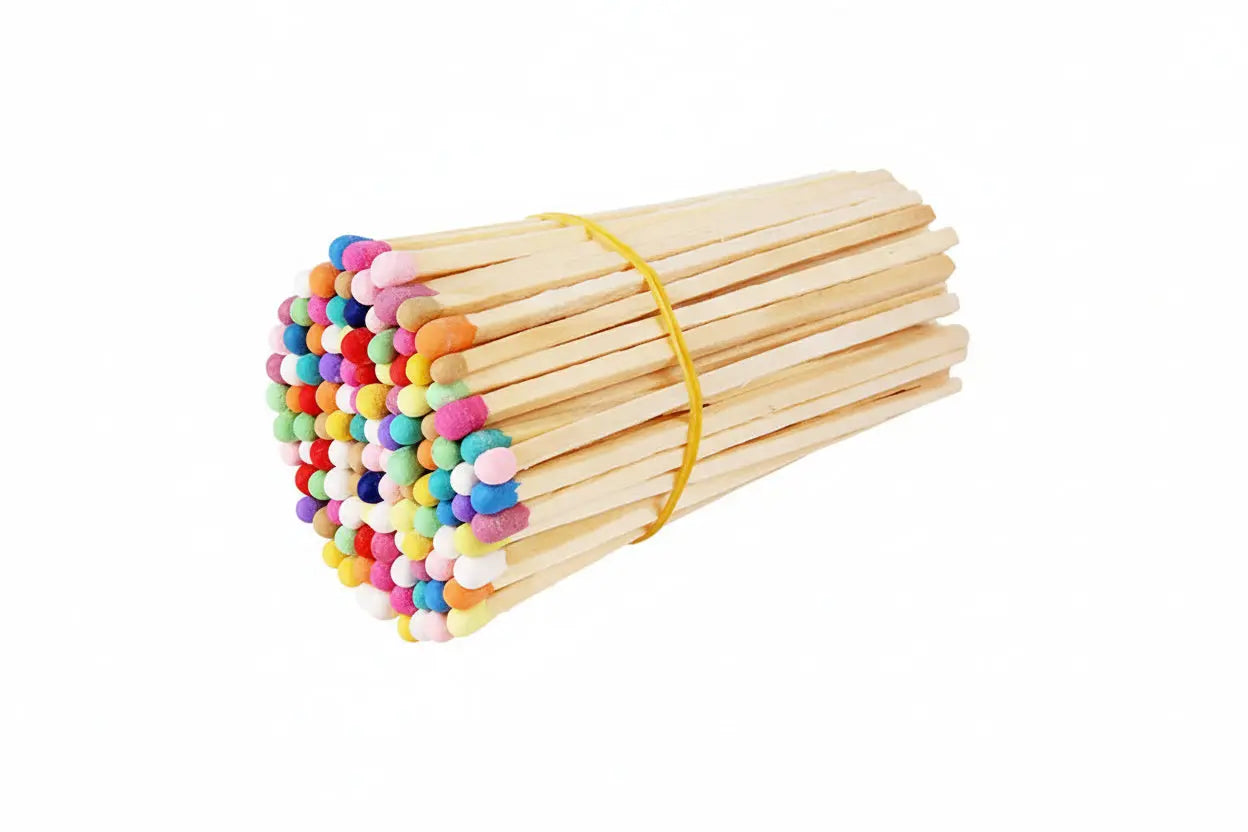 Lot de 400 allumettes longues photophore (75 mm) Photophore-bougeoir